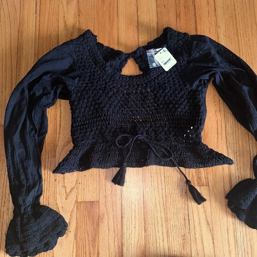 NWT Meghan crochet top from free people
